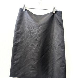 Banana Republic Silk Skirt Pencil Black 4